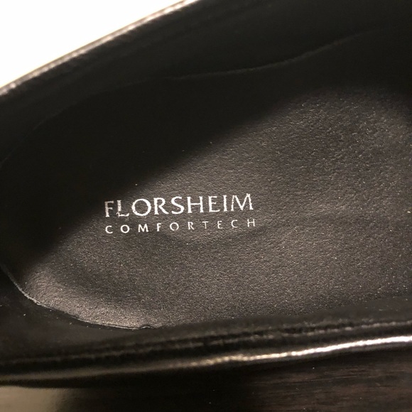 Florsheim Comfort Black Leather Men’s Slip-On Loafer - Picture 6 of 7